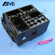 Корпус плоского разъема с дополнительным фиксатором контакта Audi A1 (8X) 2011-2018 8X0035444