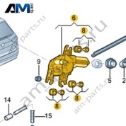 Мотор очистителя заднего стекла 5TD955711 на Volkswagen Tharu 2018-2025