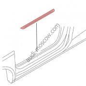 Оригинальная накладка на порог левая передняя Audi A1 (8X) 8X3853373A9B9