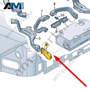 Воздуховод Audi A7 (4K) 2019-2024 4K8863529A