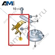 Кронштейн электронной сирены Volkswagen AMAROK 2013-2016 2H0951217