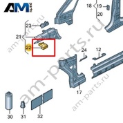 Адаптер Volkswagen id3 2020-2024 10A821185