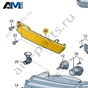 Планка подсветки Volkswagen id-Buzz 2023-2024 1T3941654
