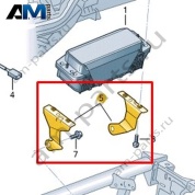 Кронштейн подушки безопасности Volkswagen T-Roc 2018-2024 2GA880572A