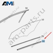 Уплотнитель стекла передней левой двери внутренний A1767250265 на Mercedes A-class W176