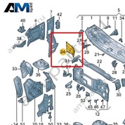 Перегородка Volkswagen id-Buzz 2023-2024 1N3805314