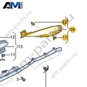 Крепежная рамка Volkswagen id-Buzz 2023-2024 1T3880426B