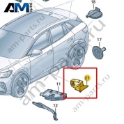Кронштейн корпуса разъема Volkswagen id3 2020-2024 1EA937543