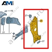 Стойка A Volkswagen T-Roc Cross 2019-2024 2GM802126A