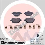 Задние тормозные колодки ZIMMERMANN (24561.175.2)  BMW 6 серии (G32) 620d/620dX