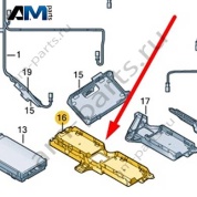 Кронштейн блока управления Audi Q8 e-tron 2024-2024/Audi e-tron 2019-2023 4KE915346B
