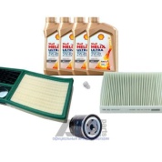 Комплект фильтров для ТО-1/3 Fabia 1.4MPI с маслом Shell 5W40