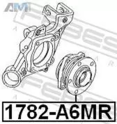 Подшипник ступицы задний 1782A6MR (FEBEST) для автомобилей VAG