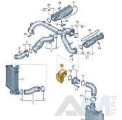 Дроссельная заслонка для Audi A6 (C8) 3.0TFSI 06M133062L