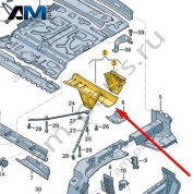 Траверса Audi Q7 (4M) 2016-2024 4M0803531C