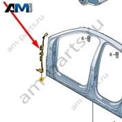 Кронштейн крыла Audi A6 (C8) 2019-2024 4K0809075A