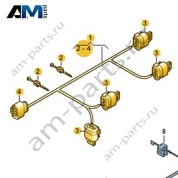Жгут проводов для ультразвуковых датчиков Volkswagen AMAROK 2017-2022 2H6971127
