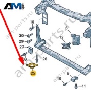Адаптер Audi Q7 (4M) 2016-2024 4M0807529