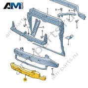 Вспененный наполнитель переднего бампера VAG 3GJ807248A на Volkswagen 2025-2026