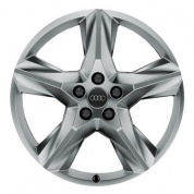 Диск колесный R19 5 спиц (серебро) Ауди Q7 4М (рестайлинг) 4M00714998Z8
