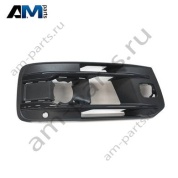 Решетка бампера правая с ПТФ (темный хром) Ауди Q7 4М (рестайлинг) 4M0807682AAEFA