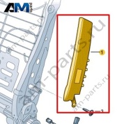 Модуль боковой подушки безопасности Volkswagen T-Roc 2018-2024 2GA880241G