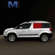 Стекло двери для Skoda Yeti 5L0845205B