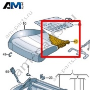 Наполнитель подушки сиденья Volkswagen Taos 2021-2023 2GL881375