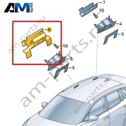 Кронштейн сетчатой перегородки Volkswagen id4/id5 2021-2024 11A861821B