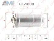 Топливный фильтр LF1008 (LYNXauto) для автомобилей VAG