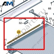 Пружинный зажим Volkswagen AMAROK 2017-2022 2H7861283