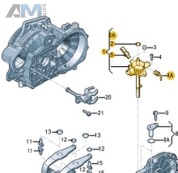 Механизм переключения VAG 02R301230AB
