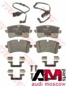 Комплект оригинальных задних тормозных колодок Ауди A8 (D4) GDB1867 TRW