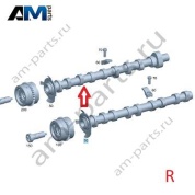 Впускной распредвал справа на Mercedes W223 AMG S63 (M177) A1770502600