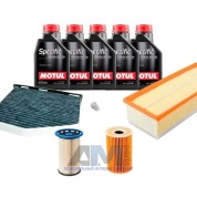 Набор для ТО-2/4 Skoda Yeti 2.0 TDI с маслом Motul 5W30