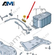 Скоба крепления Audi A6 (C8) 2019-2024 4K0201449AA