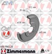 Тормозной барабан ZIMMERMANN 600.1965.20 на Volkswagen Polo Sedan (2010-2015)