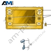 Панель управления и индикации с сенсорным экраном, радио, слотом для карт SD и Bluetooth Volkswagen T-Roc Cabrio 2020-2024 2GC035869