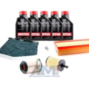 Набор ТО-2/4 для Фольксваген Гольф 5 2.0 TDI 16V 140 л.с. с маслом Motul 5W30