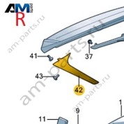 Замыкающая часть спойлера справа VAG 3CC805946C041 Volkswagen 2021-2026
