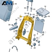 Каркас спинки сиденья Volkswagen id-Buzz 2023-2024 1N3881046C