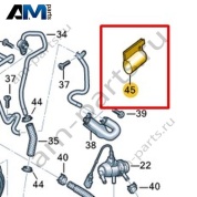Теплоизоляционный мат VAG 059121651C