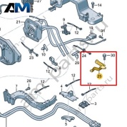 Держатель жгута проводов Volkswagen id3 2020-2024 1EA971458H