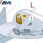 Индикатор ассистента смены полосы левый 11B949145 на Ауди Q6 E-tron 2024-2026