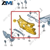Шумоизоляция перегородки моторного отсека Volkswagen T-Roc Cabrio 2020-2024 2GC863934