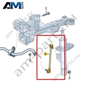 Стойки переднего стабилизатора Volkswagen id-Buzz 2023-2024 1N3411315