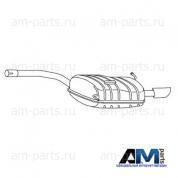 Задняя часть глушителя Audi A4 (B7) 2.0D ALT 8E0253609AT