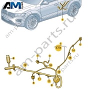 Жгут проводов двери Volkswagen T-Roc 2018-2024 2GA971694A