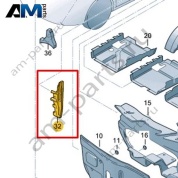 Шумоизоляция крыла VAG 1T0864235B