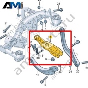 Поперечный рычаг Volkswagen id3 2020-2024 1EA505311E